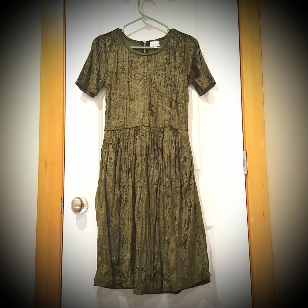 LulaRoe velvet dress size Medium